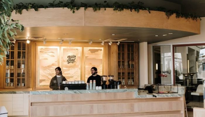 Little Bear Coffee at Civic Plaza in Albuquerque